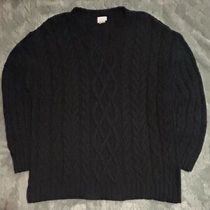 Vintage Moda International Chunky Cable Knit Sweater Women’s Medium Made In USA